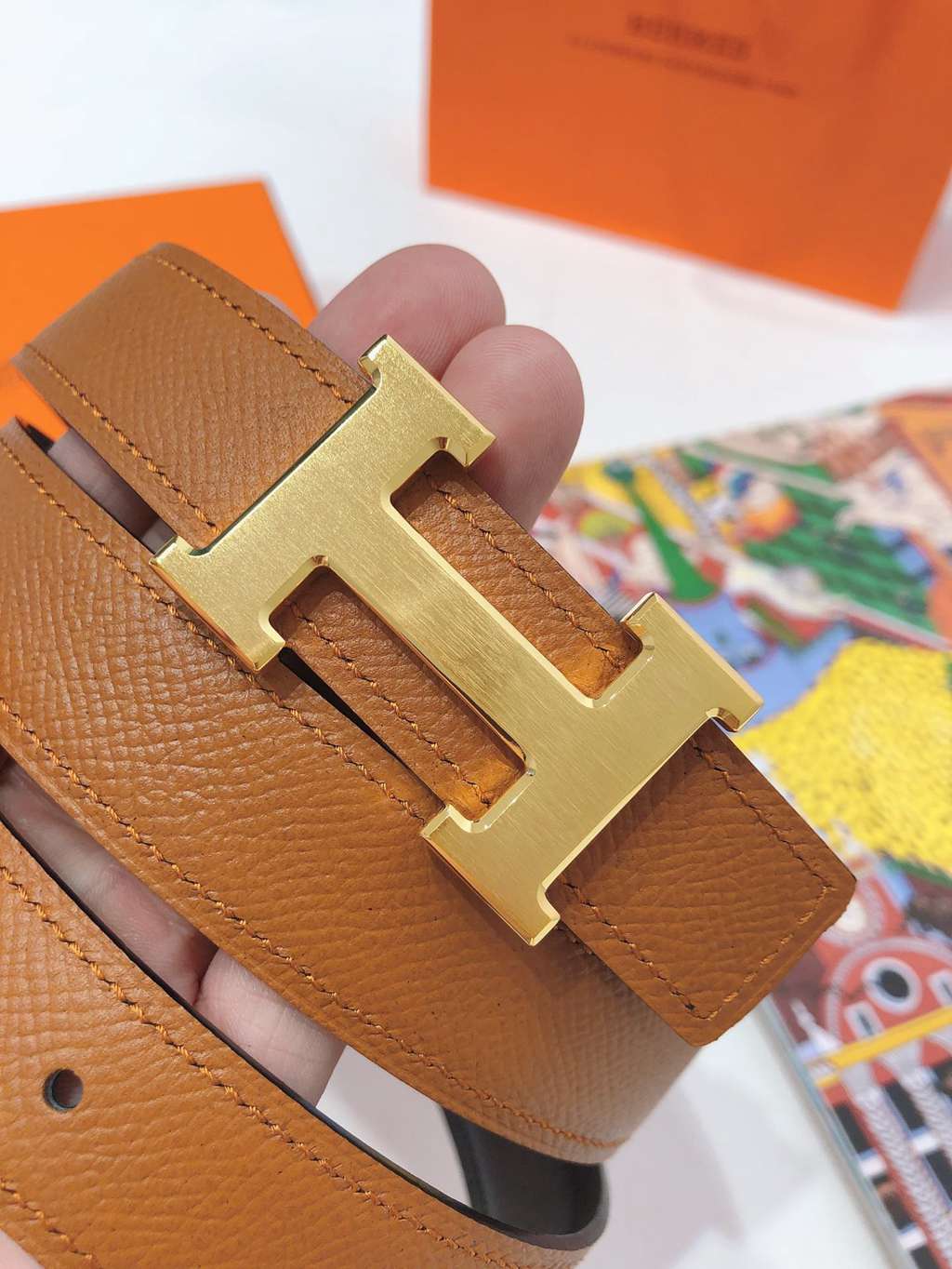 H**mes belts 24mm
